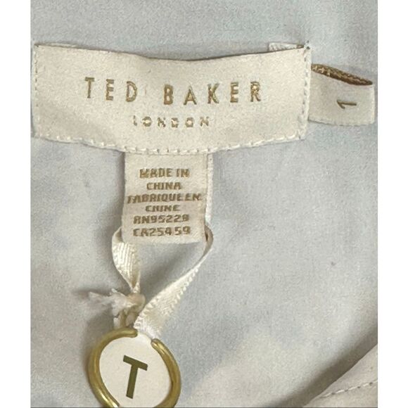 Ted Baker Lilis Quarts Print Midi Dress Size 1/ US 2/4 - Picture 5 of 8